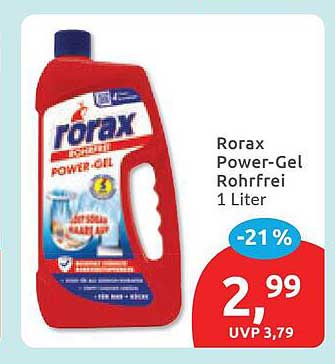 Rorax Power-Gel Rohrfrei 1 Liter