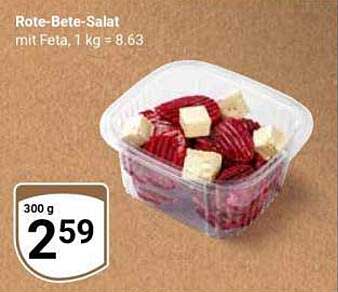 Rote-Bete-Salat mit Feta, 1 kg = 8.63
