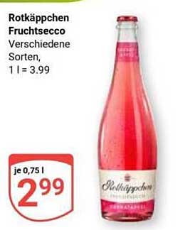 Rotkäppchen Fruchtsecco Verschiedene Sorten, 1 l = 3.99