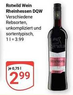 Rotwild Wein Rheinhessen DQW