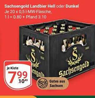 Sachsengold Landbier Hell oder Dunkel