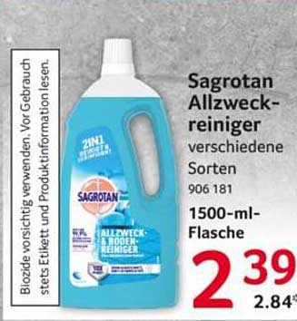 Sagrotan Allzweckreiniger verschiedene Sorten 906 181 1500-ml-Flasche
