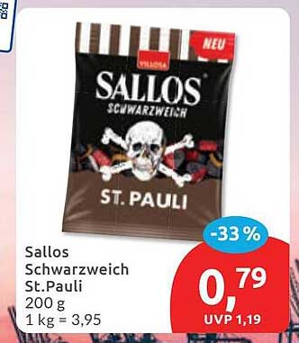 Sallos Schwarzweich St.Pauli 200 g