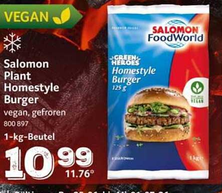 Salomon Plant Homestyle Burger