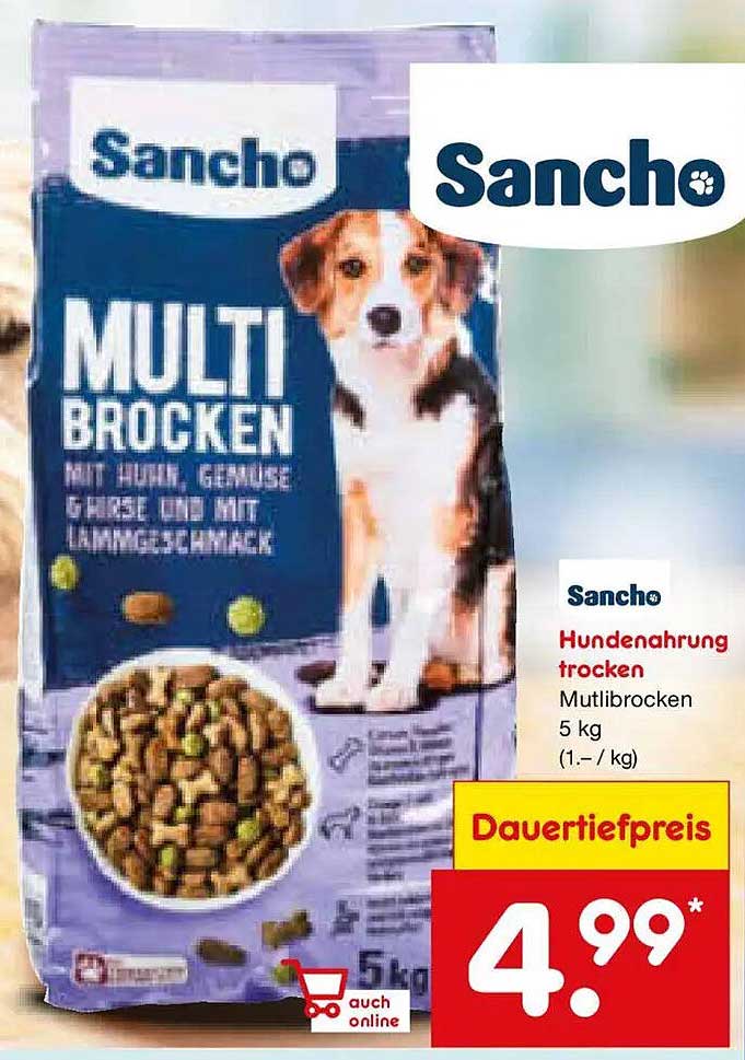 Sancho Hundenahrung trocken Multibrocken 5 kg