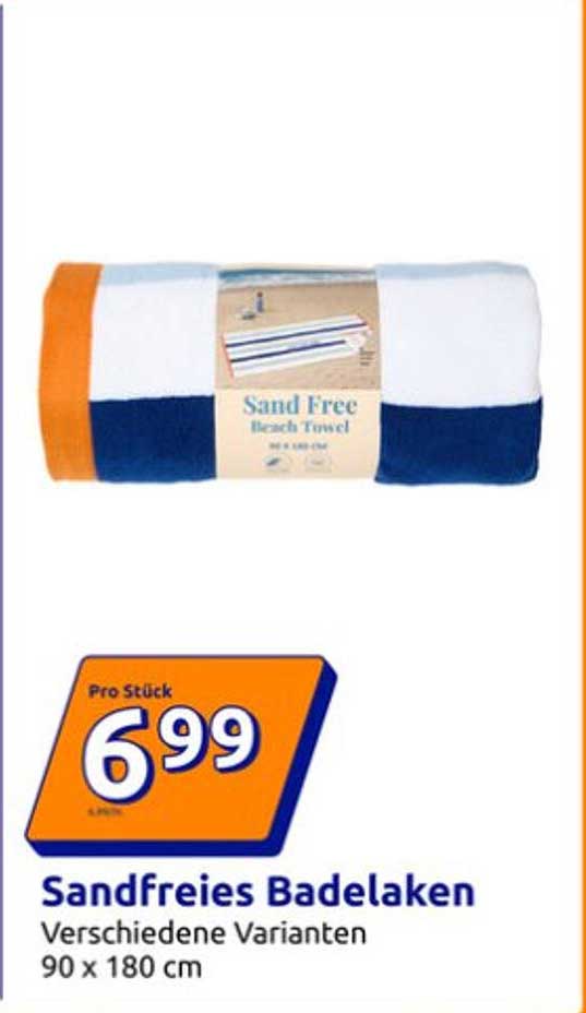 Sandfreies Badelaken