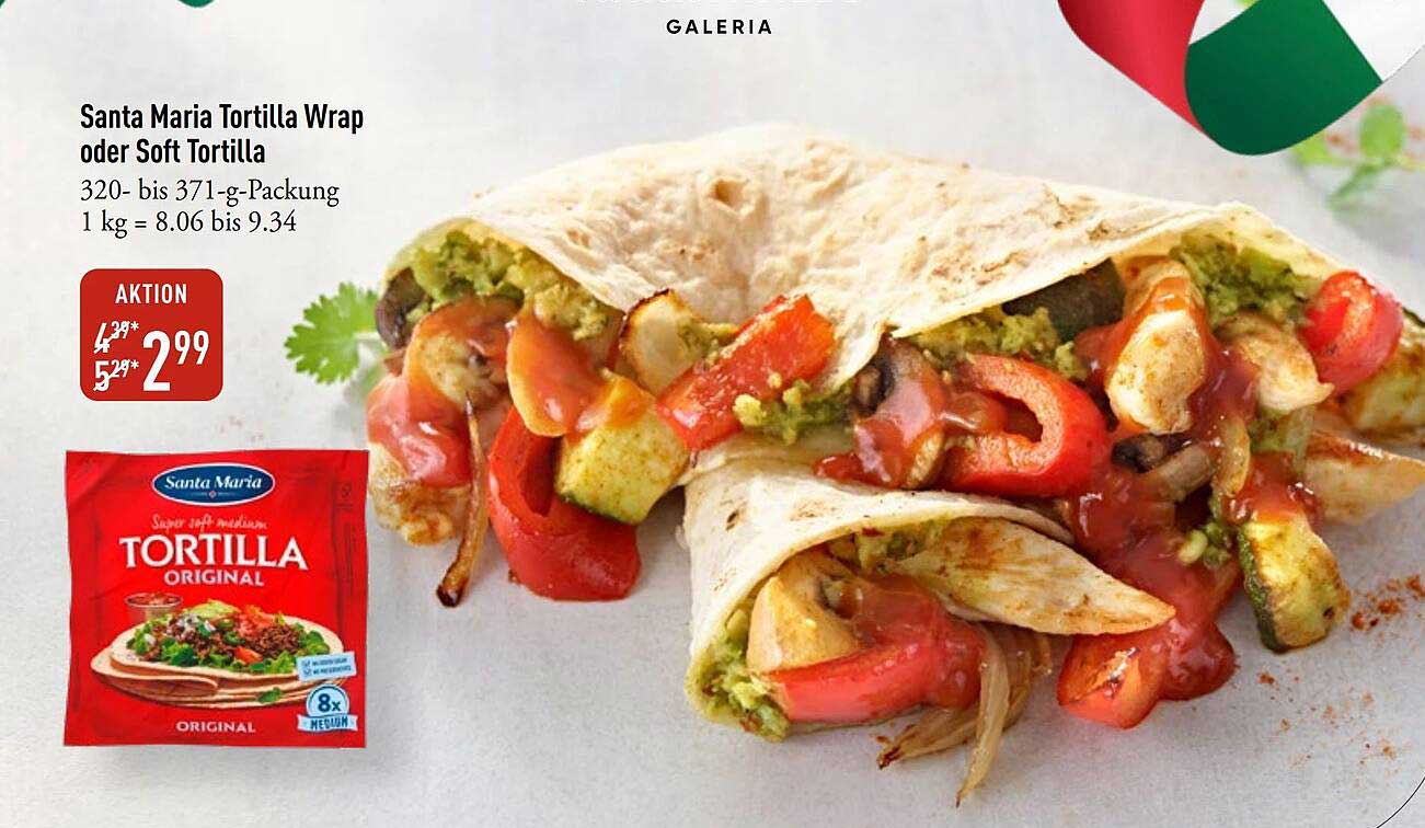 Santa Maria Tortilla Wrap oder Soft Tortilla