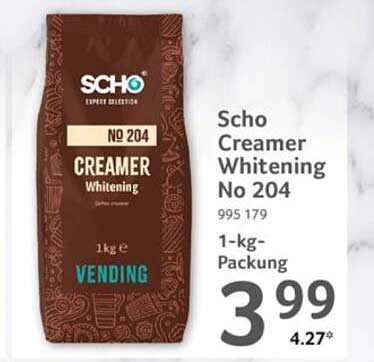 Scho Creamer Whitening No 204 1-kg-Packung