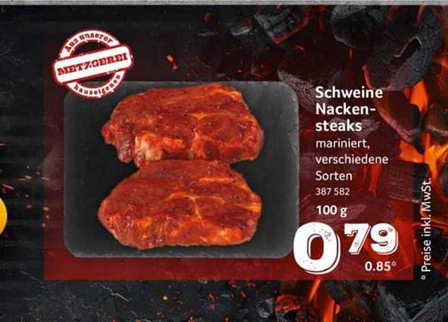 Schweine Nackensteaks