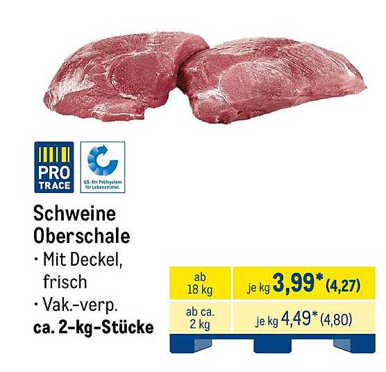 Schweine Oberschale
