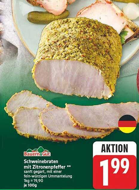 Schweinebraten mit Zitronenpfeffer **