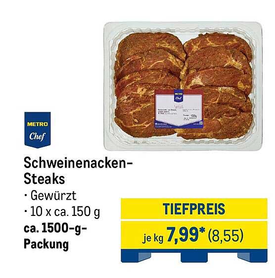 Schweinenacken-Steaks