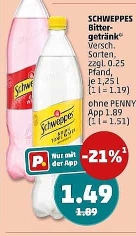 SCHWEPPES Bittergetränk*