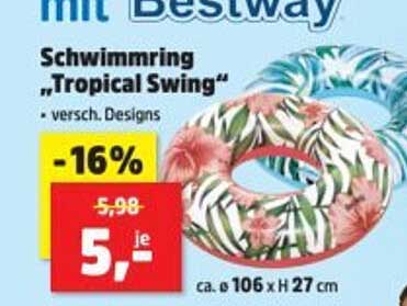 Schwimmring „Tropical Swing“