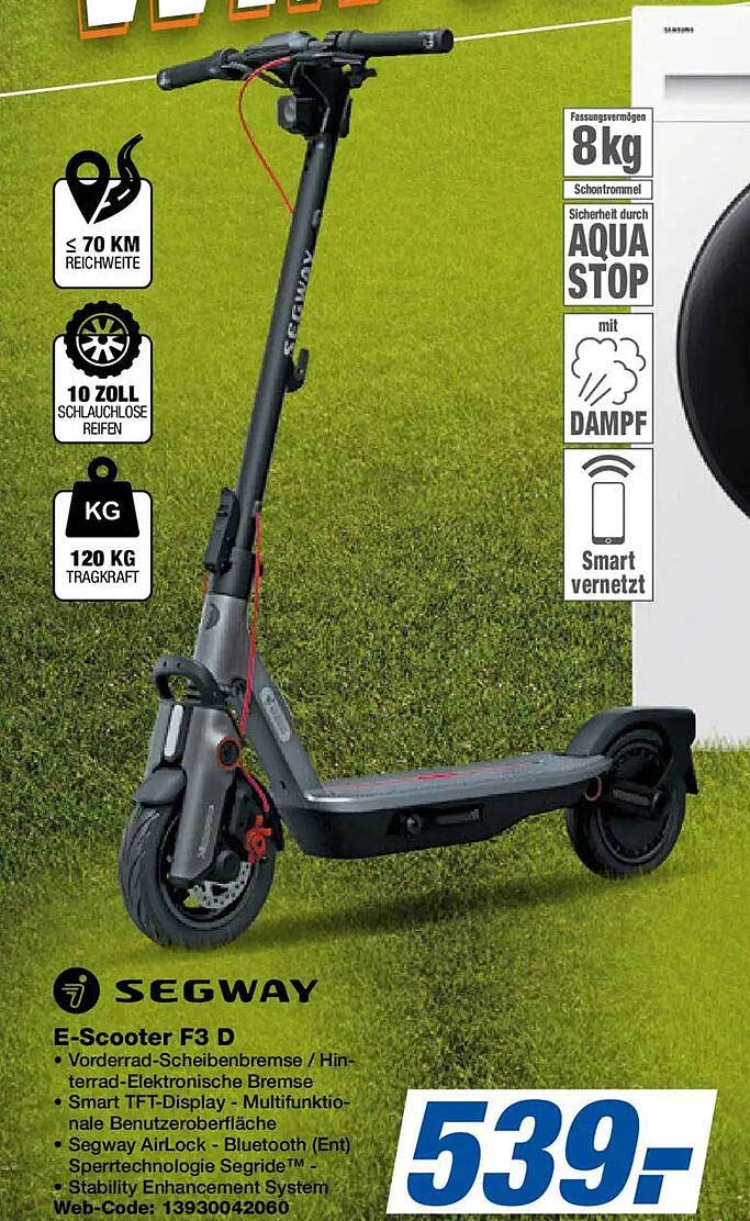 SEGWAY E-Scooter F3 D