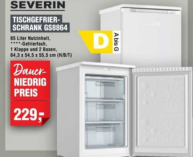 SEVERIN TISCHGEFRIER-SCHRANK GS8864