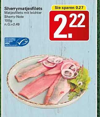 Sherrymatjesfilets