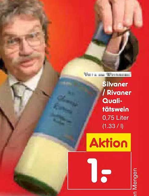 Silvaner / Rivaner Qualitätswein 0,75 Liter (1,33 / l)