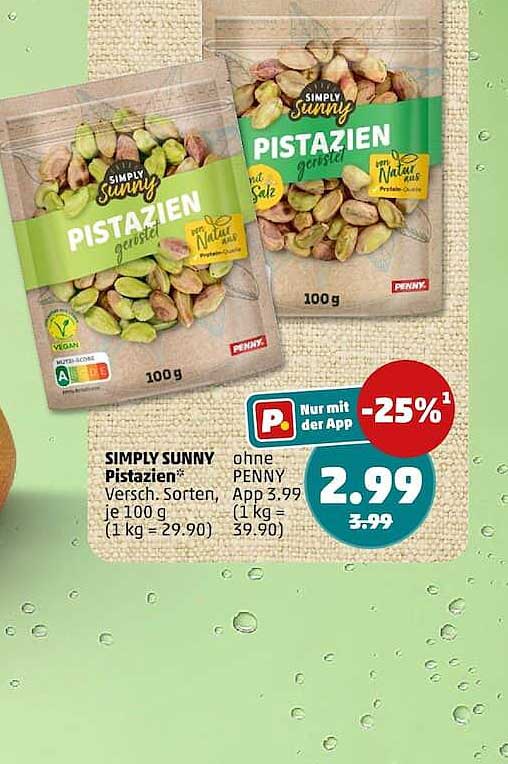 SIMPLY SUNNY Pistazien