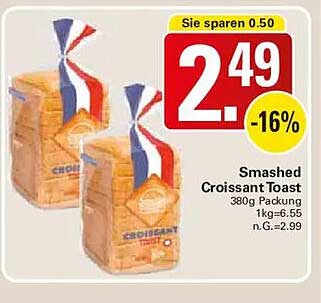 Smashed Croissant Toast