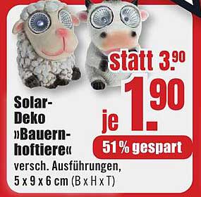 Solar-Deko »Bauern-hoftiere«