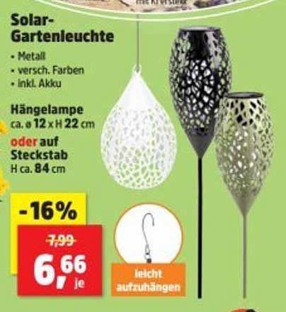 Solar-Gartenleuchte