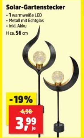 Solar-Gartenstecker