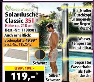 Solardusche Classic 35 l