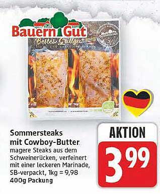 Sommersteaks mit Cowboy-Butter