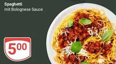 Spaghetti mit Bolognese Sauce