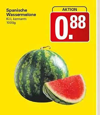 Spanische Wassermelone KJ, kernarm 1000g