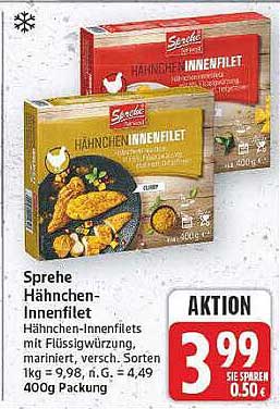 Spree Hähnchen-Innenfilet