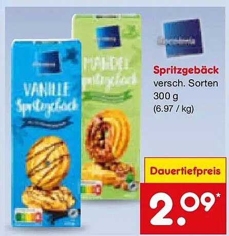 Spritzgebäck versch. Sorten 300 g