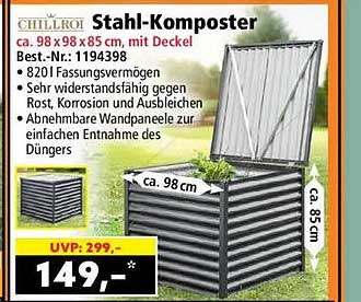 Stahl-Komposter