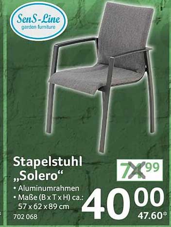 Stapelsstuhl „Solero"