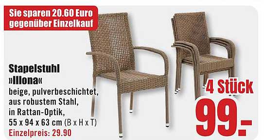 Stapelstuhl »Ilona«