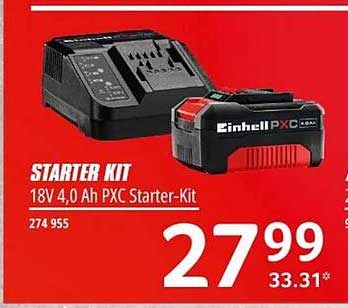 STARTER KIT 18V 4,0 Ah PXC Starter-Kit
