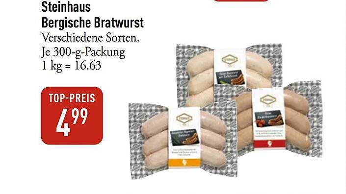Steinhaus Bergische Bratwurst