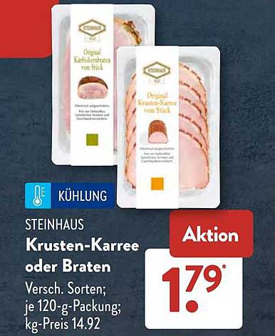 STEINHAUS Krusten-Karree oder Braten