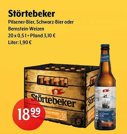 Störtebeker Pilsener-Bier, Schwarz-Bier oder Bernstein-Weizen