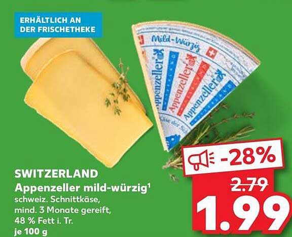 SWITZERLAND Appenzeller mild-würzig