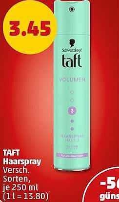 TAFT Haarspray Versch. Sorten, je 250 ml