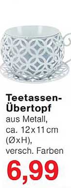 Teetassen-Übertopf