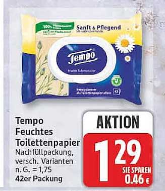 Tempo Feuchtes Toilettenpapier