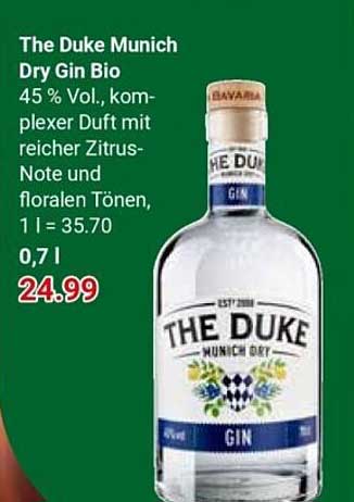 The Duke Munich Dry Gin Bio