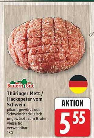 Thüringer Mett / Hackepeter vom Schwein