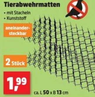 Tierabwehrmatten