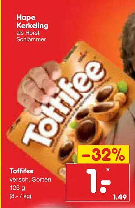 Toffifee versch. Sorten 125 g (8.- / kg)