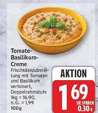 Tomate-Basilikum-Creme