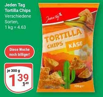 Tortilla Chips Käse